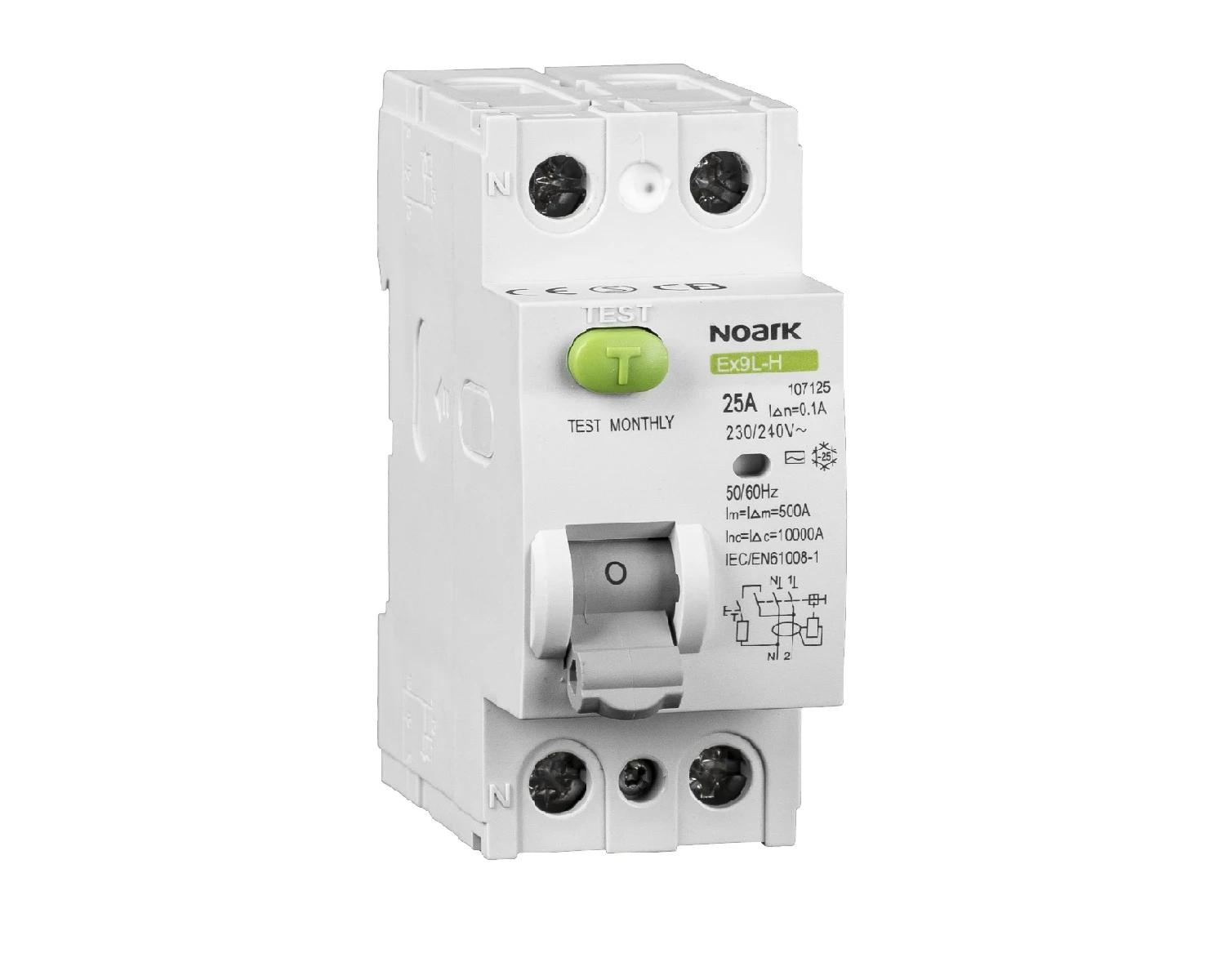 Residual Current Circuit Breaker Ex9L-H 2P 40A 30mA
